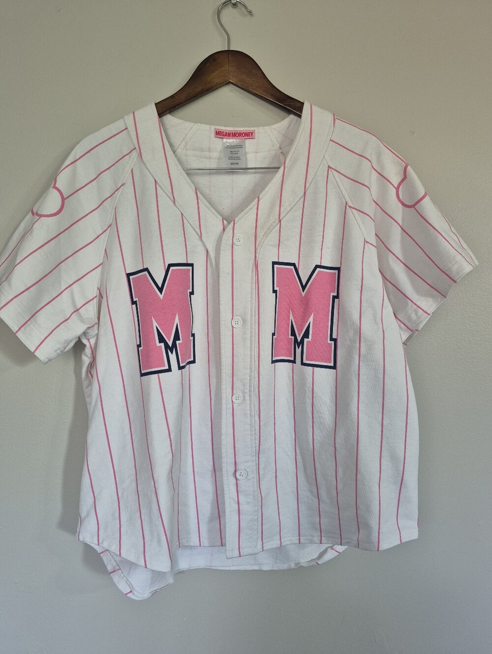 Megan Moroney Pink Stripe Baseball Journey Medium